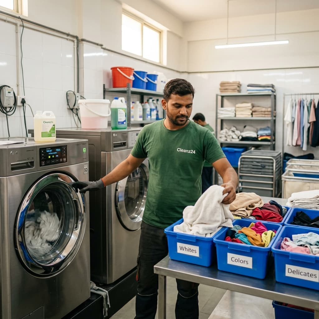 Cleanz24 professional laundry service near me with doorstep pickup