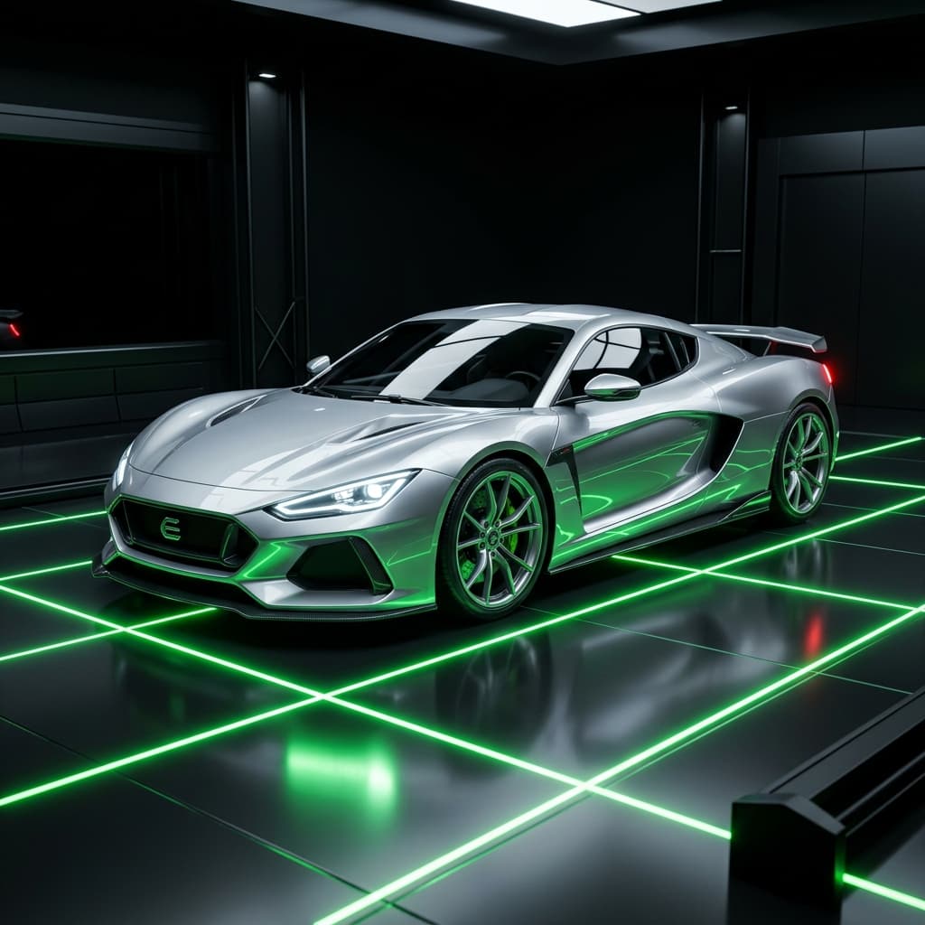 Car visualizer render